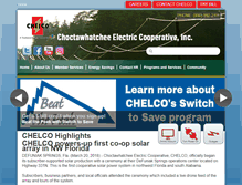 Tablet Screenshot of chelco.com